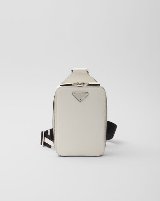 Sac Prada Brique en cuir Saffiano - #1