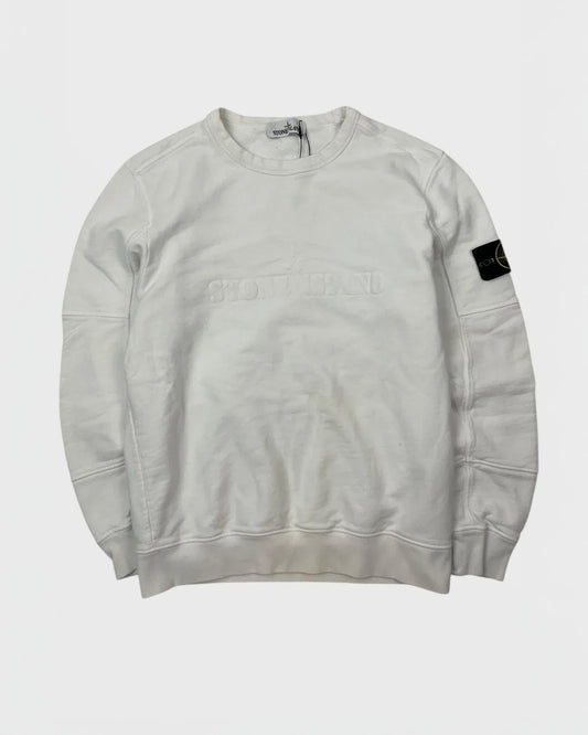 Stone Island pull - Blanc (2)